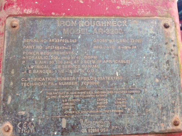 Iron Roughneck AR3200